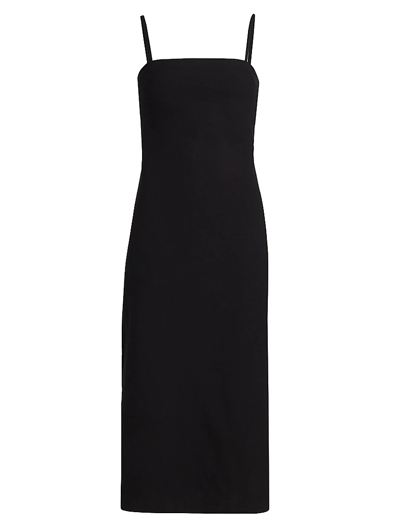 Jasmine Cotton-Blend Midi-Dress