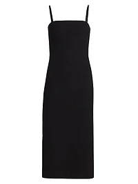 Jasmine Cotton-Blend Midi-Dress