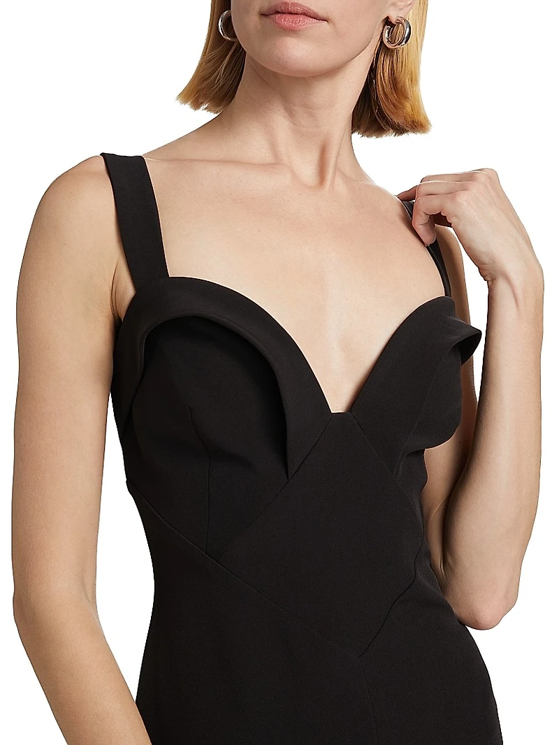 Maxine Sculpted Midi-Dress