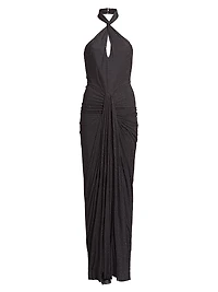 Karina Mesh Cut-Out Gown