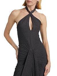 Karina Mesh Cut-Out Gown