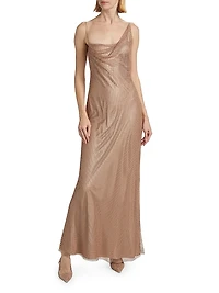 Myla Crystal Net Gown