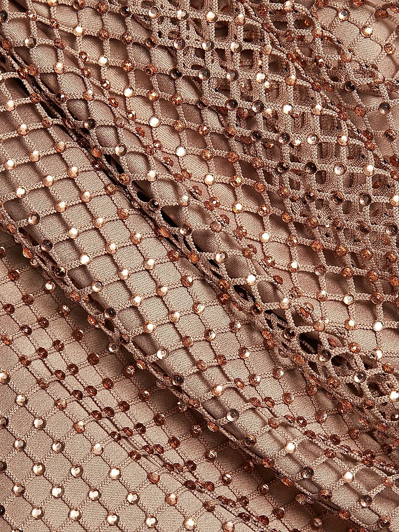 Myla Crystal Net Gown