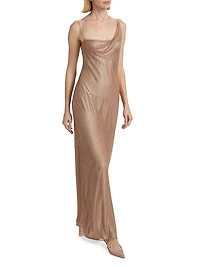 Myla Crystal Net Gown