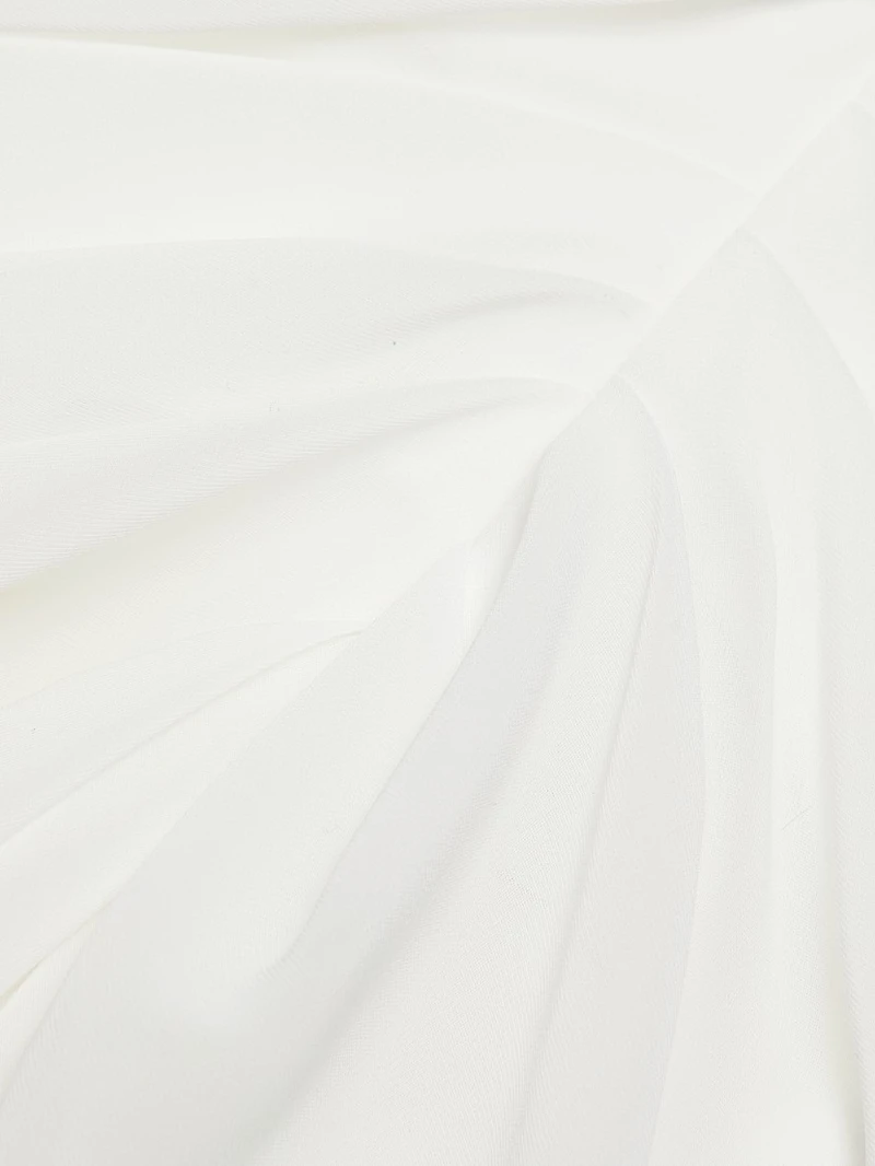 Hadley Wrap Poplin & Chiffon Shirtdress