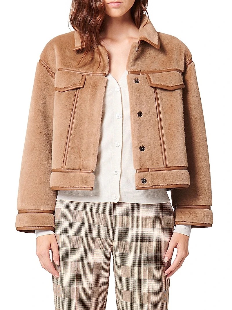 Monge Faux Fur Jacket