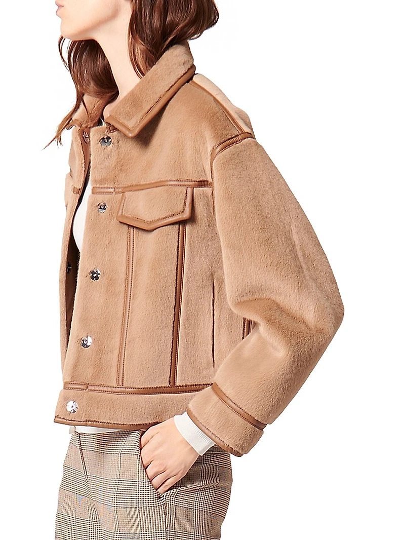 Monge Faux Fur Jacket
