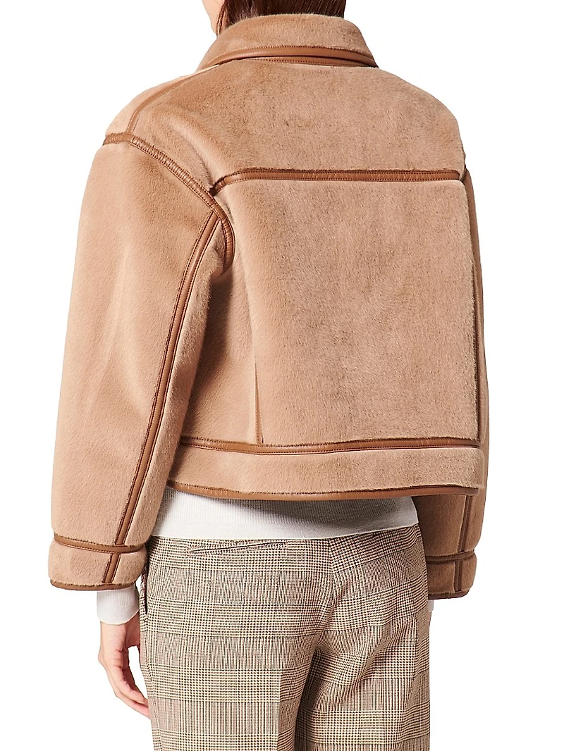 Monge Faux Fur Jacket