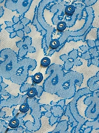 Wylie Lantern Cotton Midi-Dress