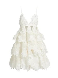 Crush Tiered Lace Minidress