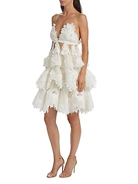 Crush Tiered Lace Minidress