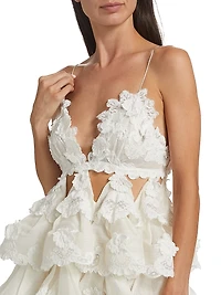 Crush Tiered Lace Minidress