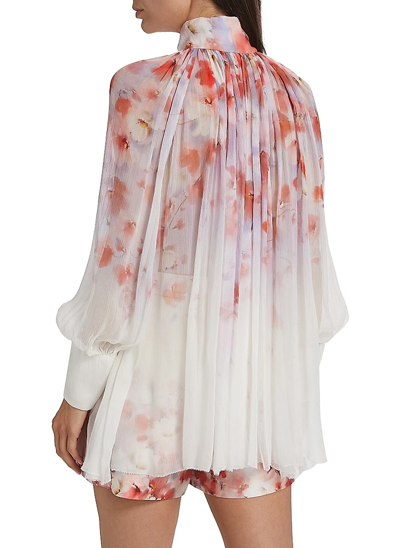 Crush Floral Smocked Shirt