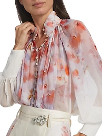 Crush Floral Smocked Shirt