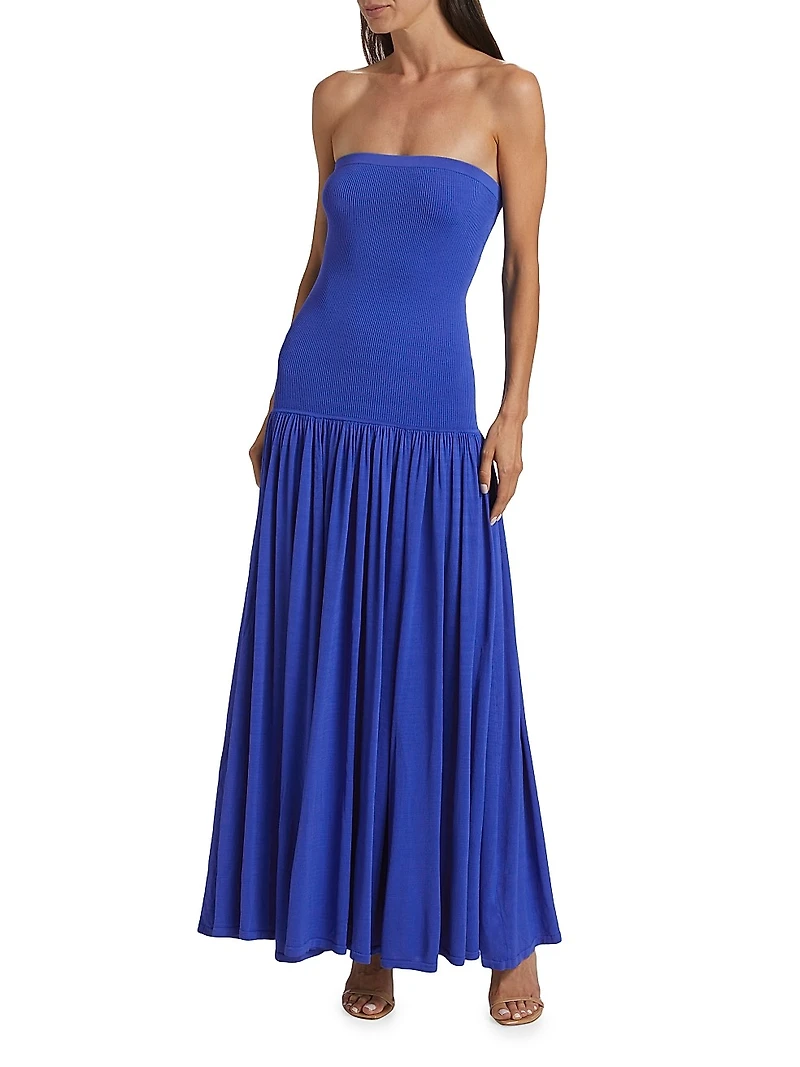 Maxine Strapless Jersey Dress