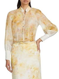 Crush Embellished-Button Shirt