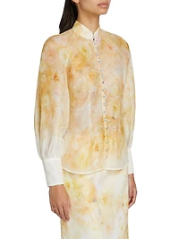 Crush Embellished-Button Shirt