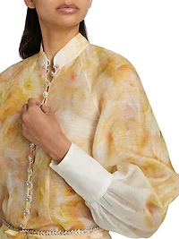 Crush Embellished-Button Shirt