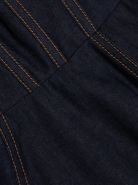 Crush Denim Corset Dress