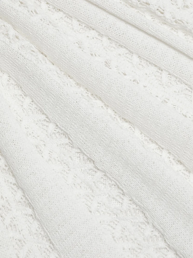Wylie Pointelle-Knit Tank Maxi Dress