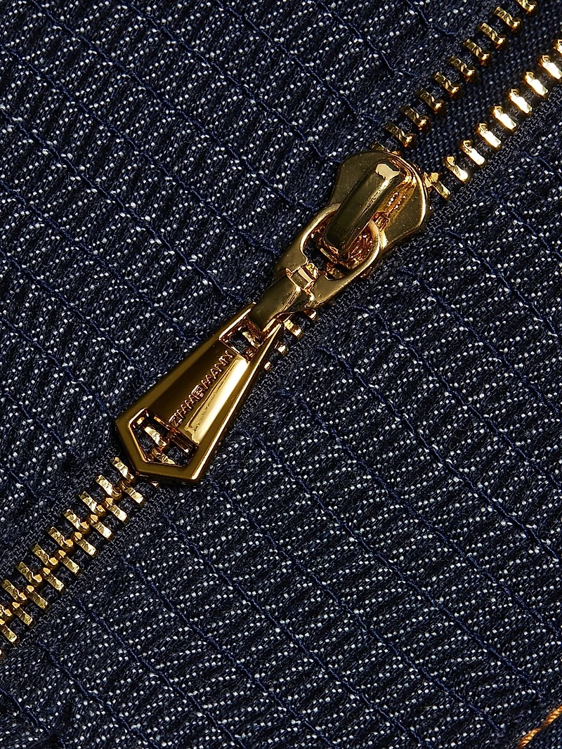 Crush Denim Corset Top