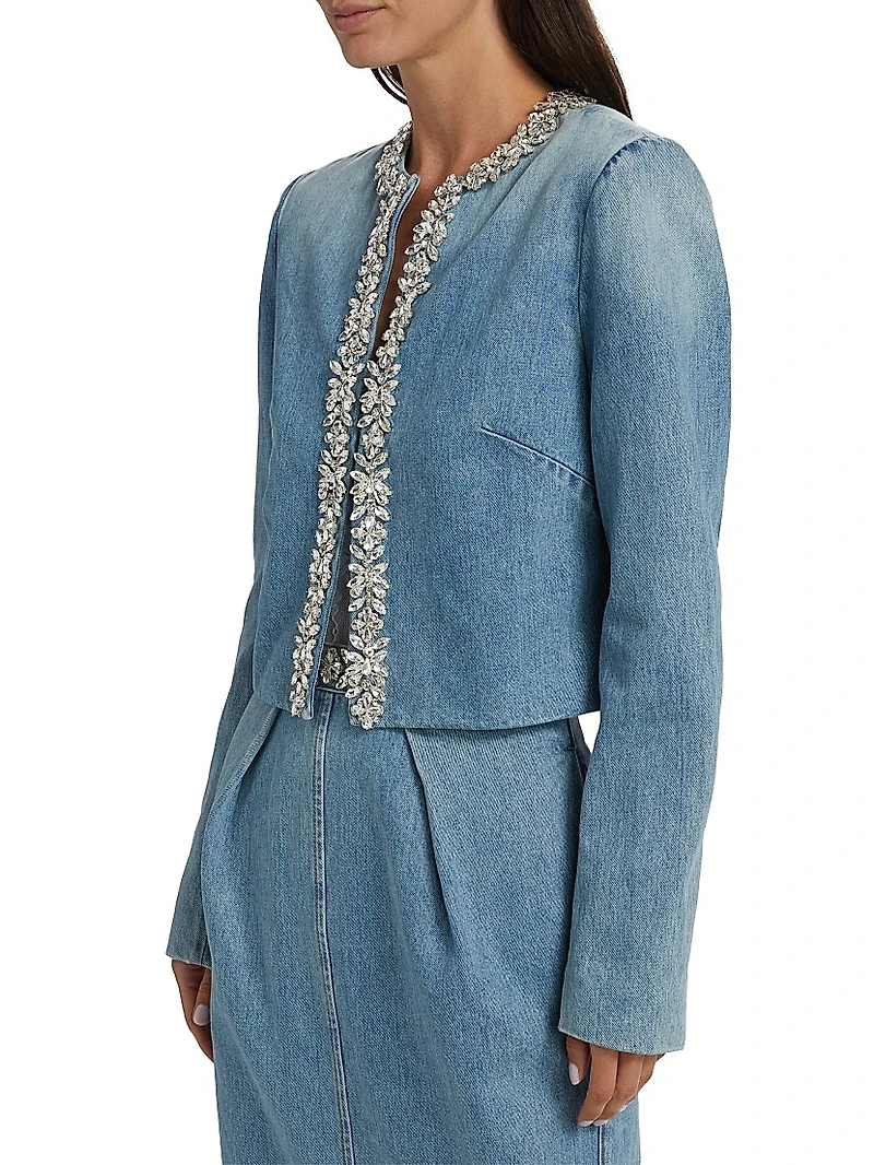 Crush Embellished Denim Jacket