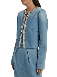 Crush Embellished Denim Jacket