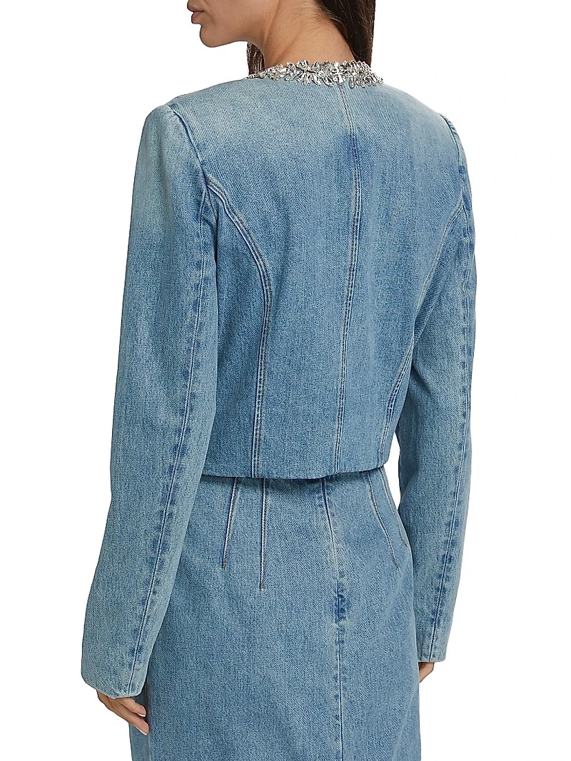 Crush Embellished Denim Jacket