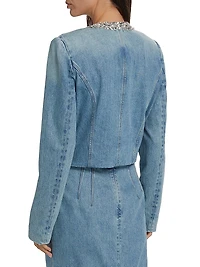 Crush Embellished Denim Jacket