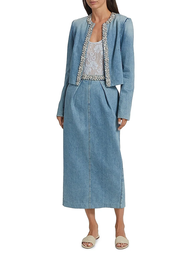 Crush Embellished Denim Jacket