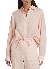 Crush Oversized Button-Front Shirt