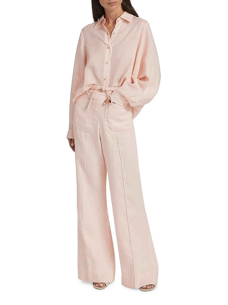 Crush Oversized Button-Front Shirt