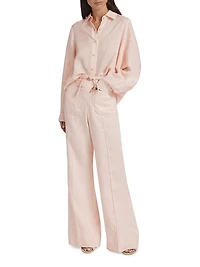 Crush Oversized Button-Front Shirt