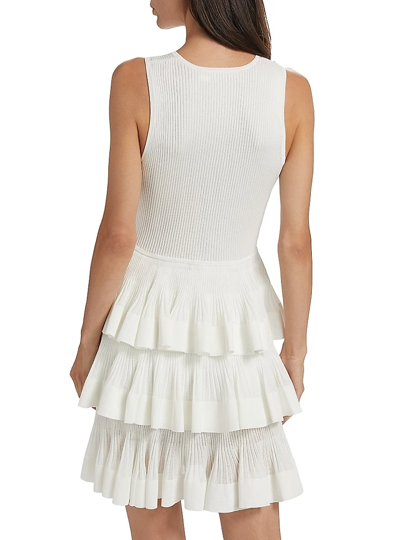 Crush Sleeveless Ruffle Minidress