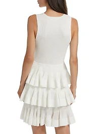 Crush Sleeveless Ruffle Minidress