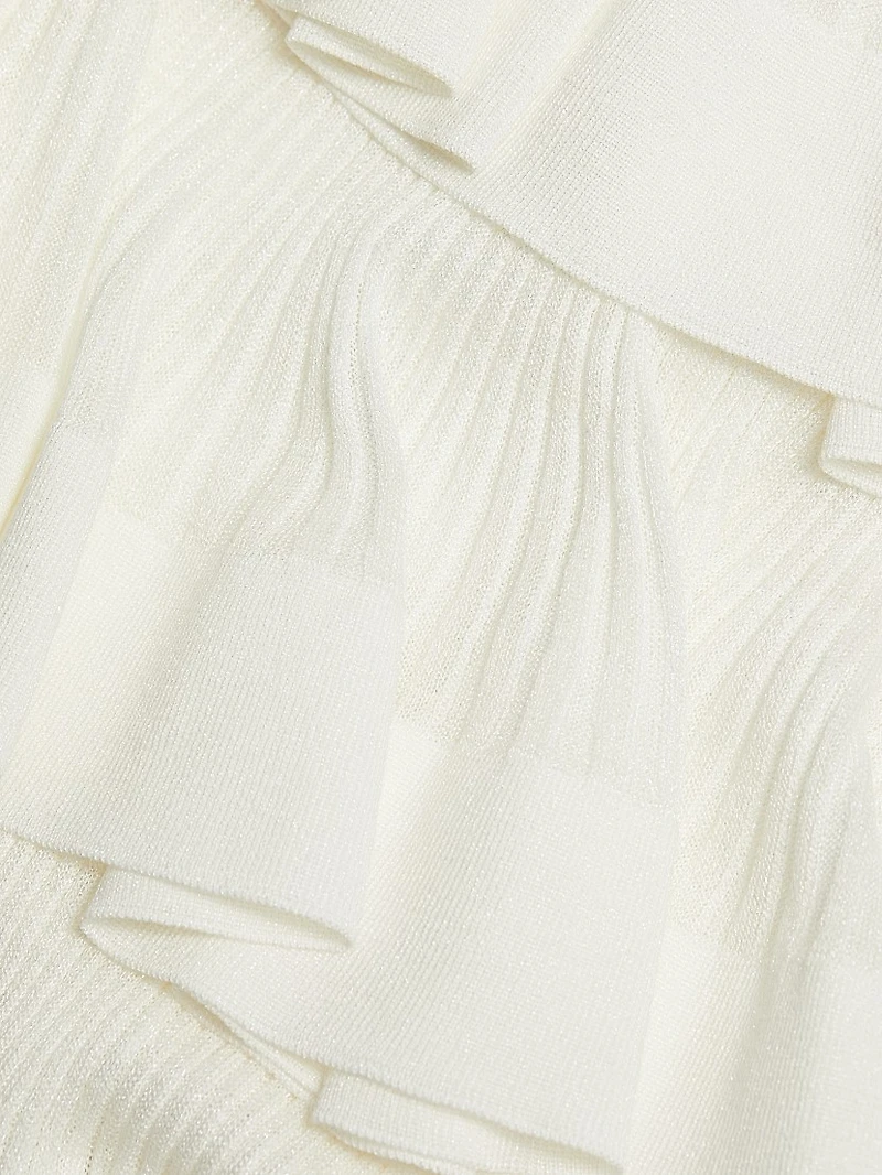 Crush Sleeveless Ruffle Minidress