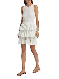 Crush Sleeveless Ruffle Minidress