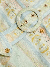 Acacia Linen Mini Shirtdress