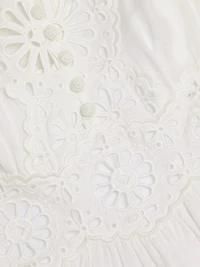 Acacia Broderie Linen Minidress