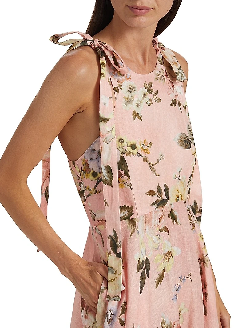Acacia Floral Broderie Midi-Dress