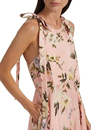 Acacia Floral Broderie Midi-Dress
