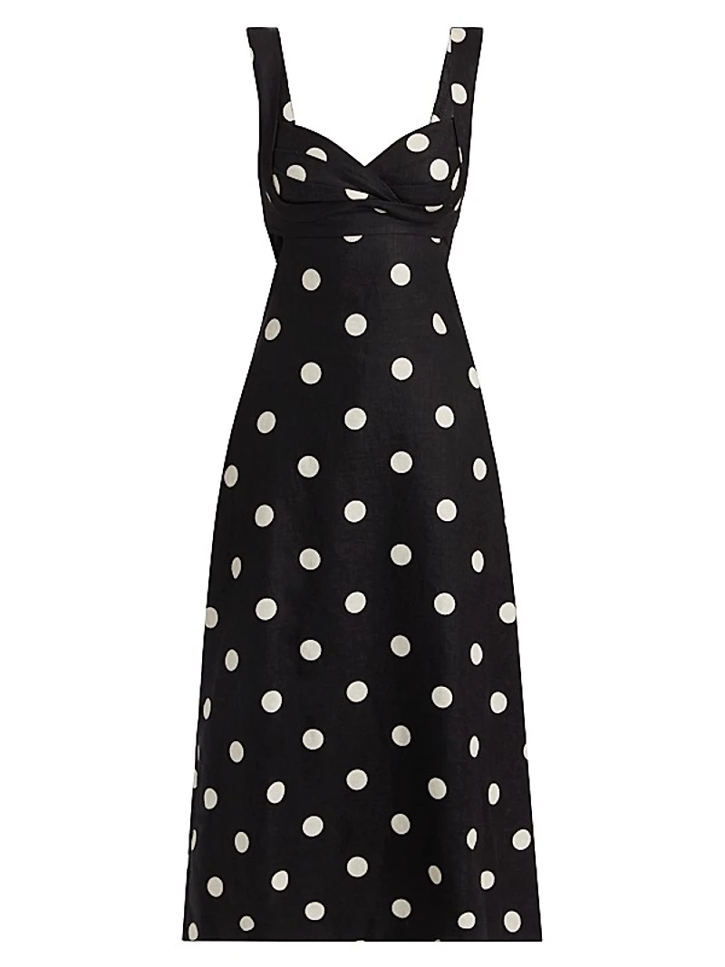 Crush Polka Dot Midi-Dress
