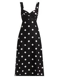 Crush Polka Dot Midi-Dress