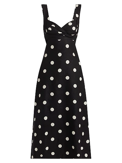 Crush Polka Dot Midi-Dress