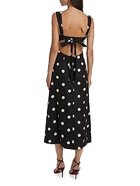 Crush Polka Dot Midi-Dress