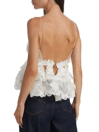 Crush Lace Motif Tiered Top