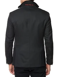 Jetset Wool-Blend Single-Breasted Blazer