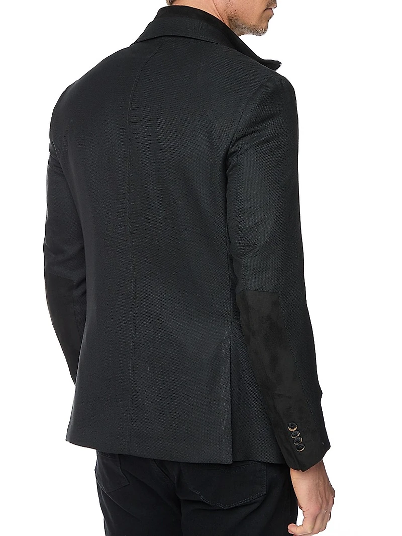 Jetset Wool-Blend Single-Breasted Blazer