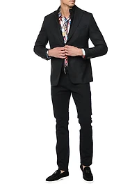 Jetset Wool-Blend Single-Breasted Blazer