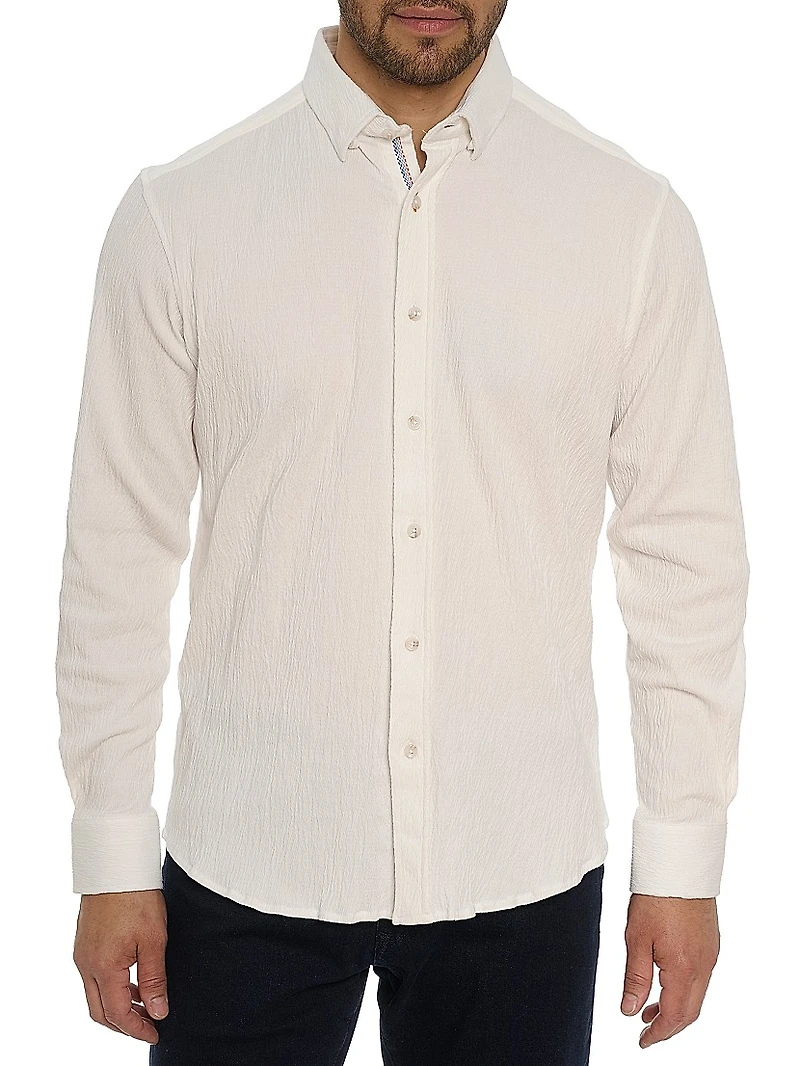 Hammond Cotton-Blend Button-Front Shirt